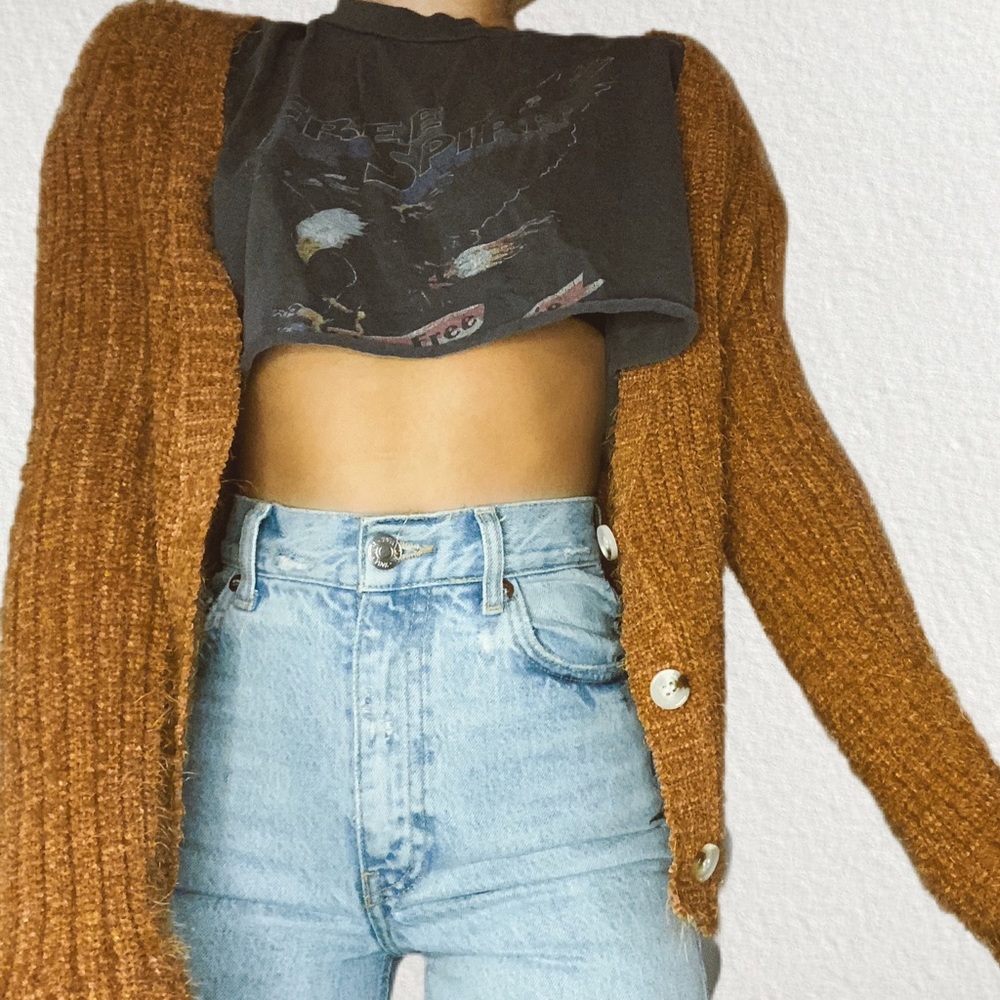 Free People Chenille Cardigan